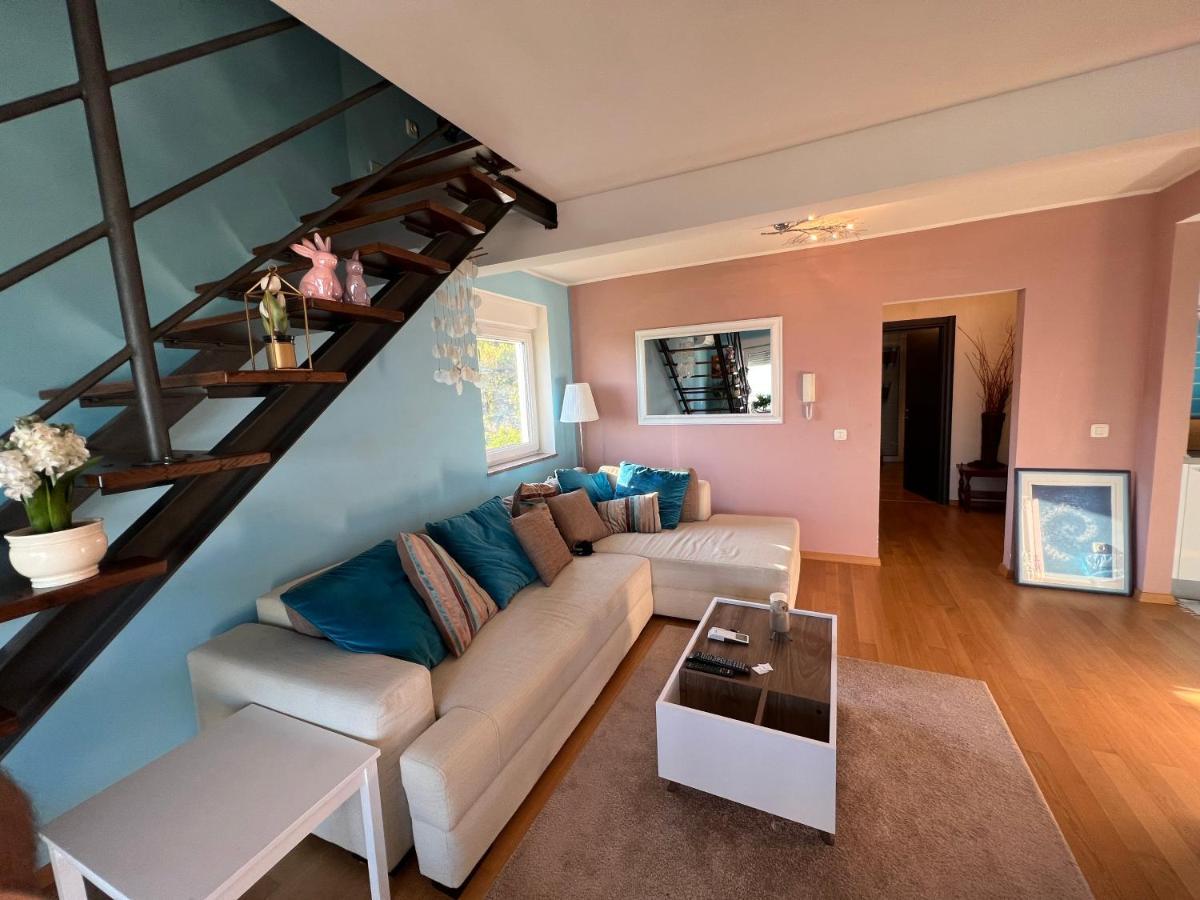 Panoramic Apartment Sea View And Pool Opatija Ičići Exterior foto